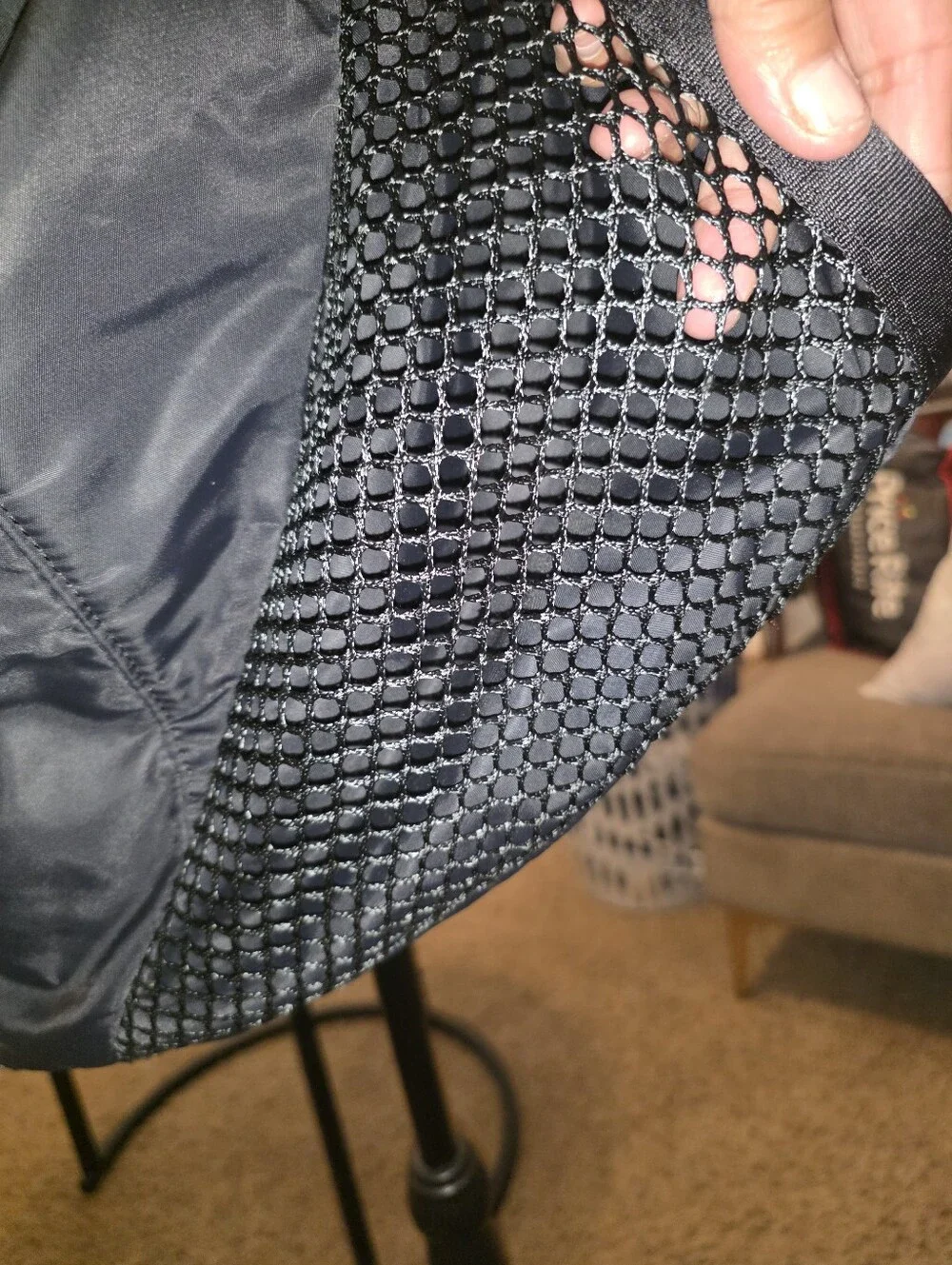 Nike Black Sport Backpack with Mesh Sides